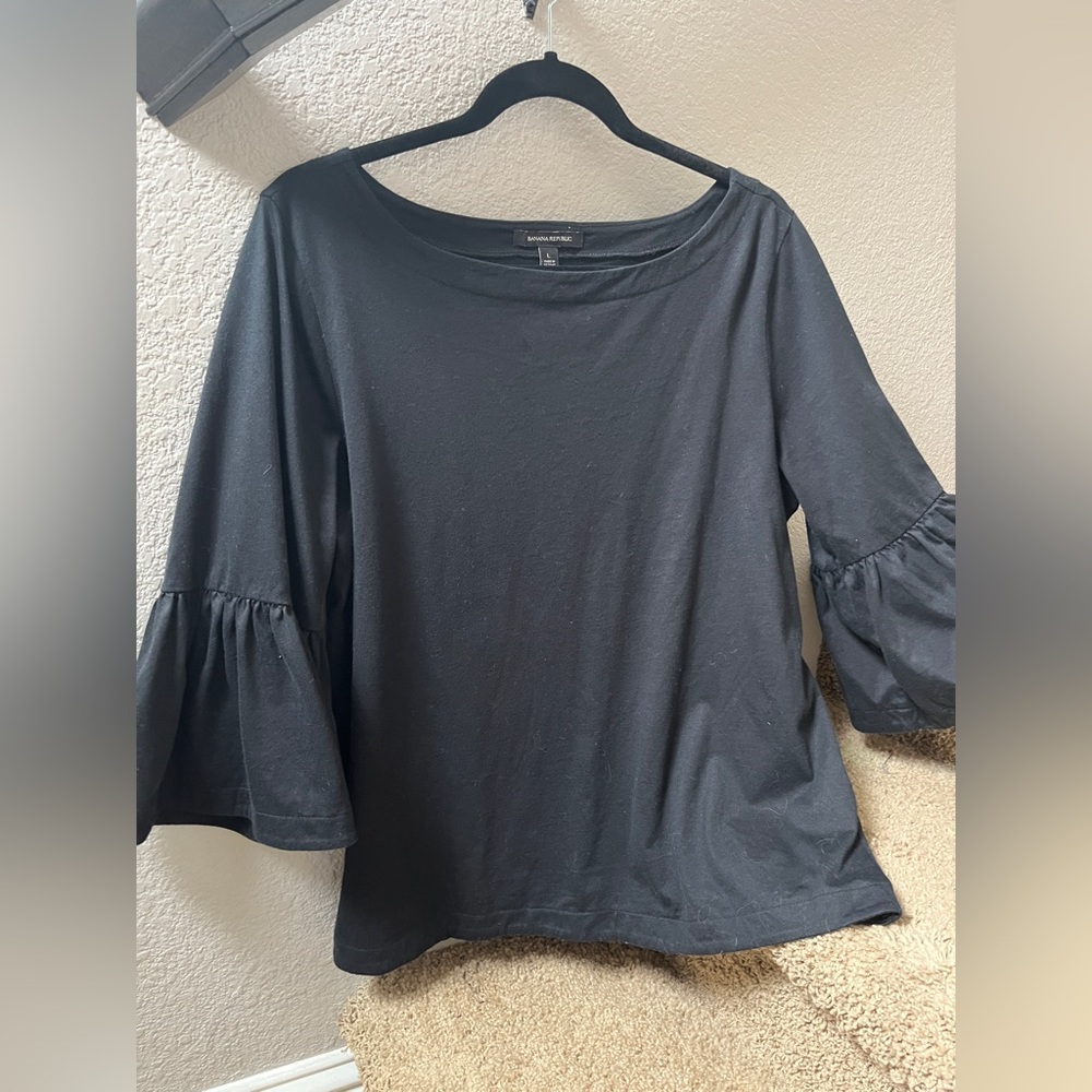 Banana Republic belle 3/4 sleeves top SZ L